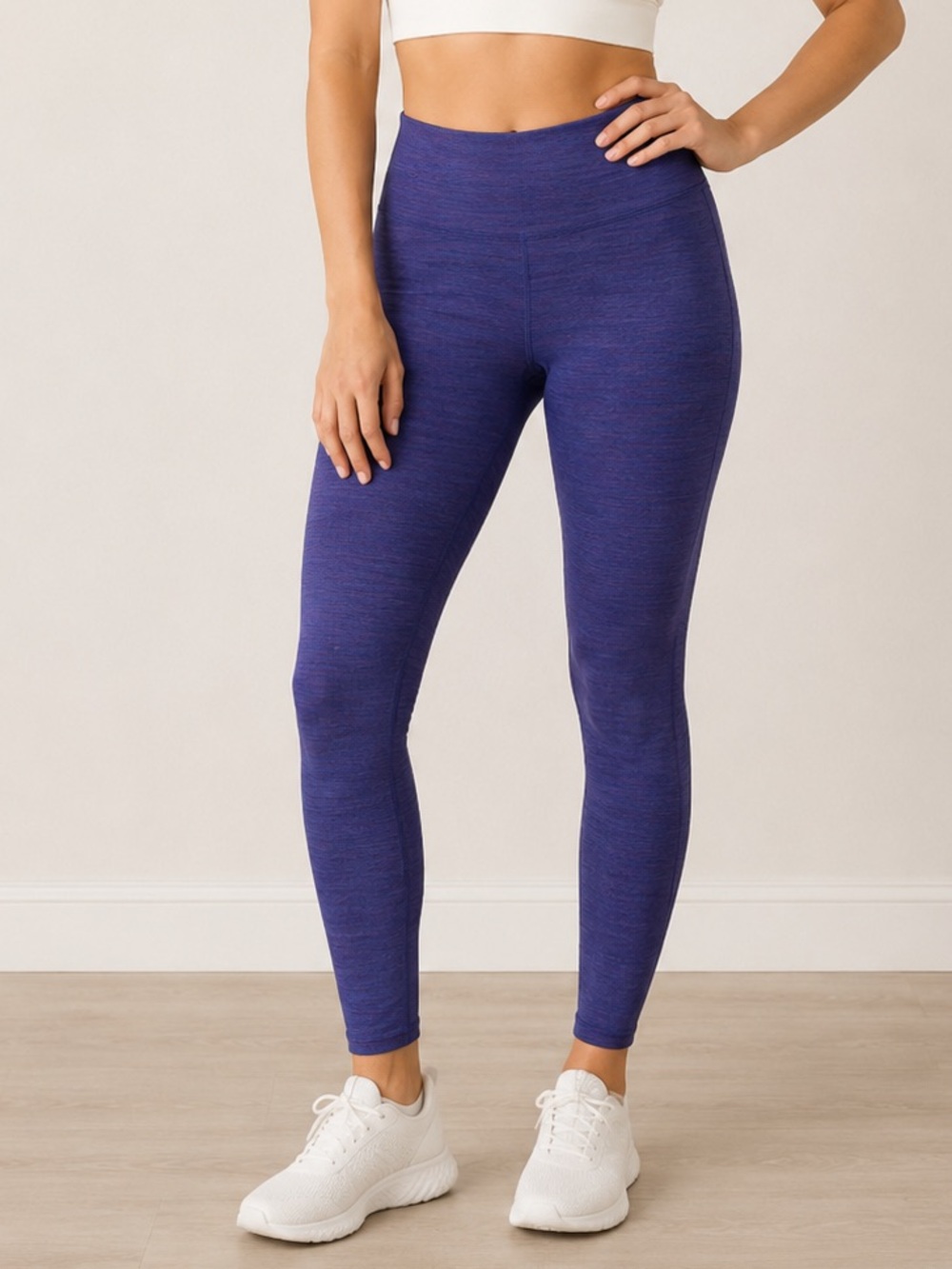 Tuff Athletics Purple Pink Leggings, women’s size medium
